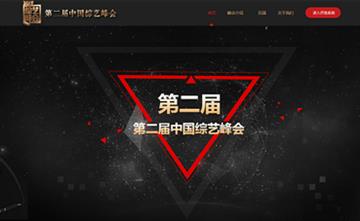 自貢黑羽網(wǎng)絡(luò)網(wǎng)頁制作案例- 中國綜藝峰會項目